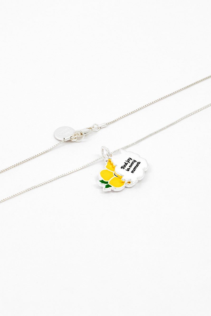 ALEX AND ANI Women Buttercup Sentimental Slider Adjustable Necklace, Silver - Image 3