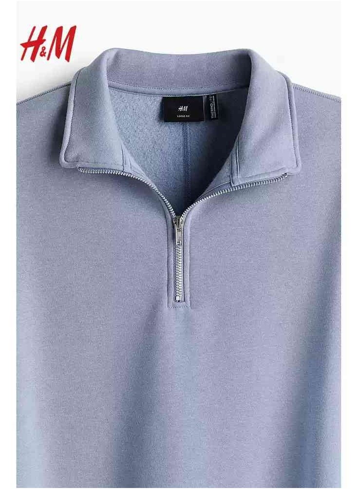 H and M - HM New Fashionable Casual Round Neck Loose American Long Sleeved Sweatshirt - Image 1