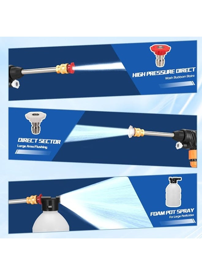 Rechargeable Water Pressure Gun for Washing Cars, Bikes, and Windows / TTG20 - Image 2