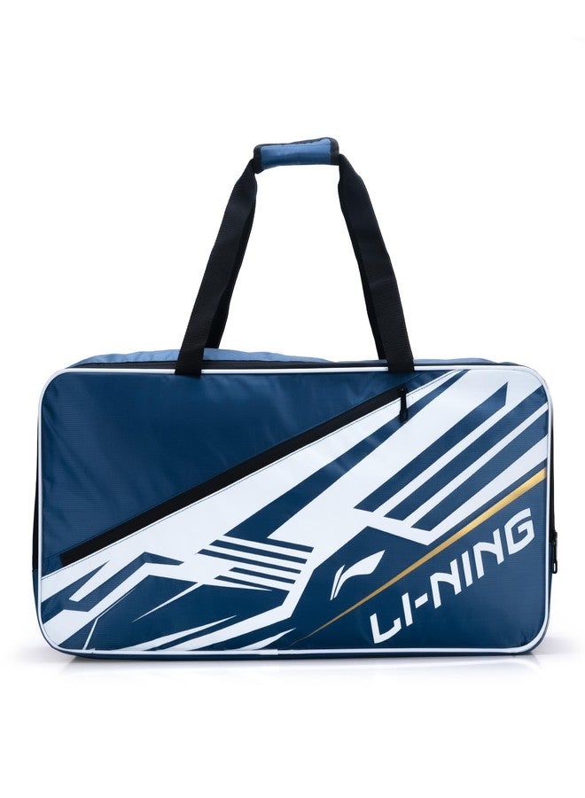 Li-Ning Crato Triple Zipper Polyester Badminton Kit Bag (Royal Blue) - Image 1