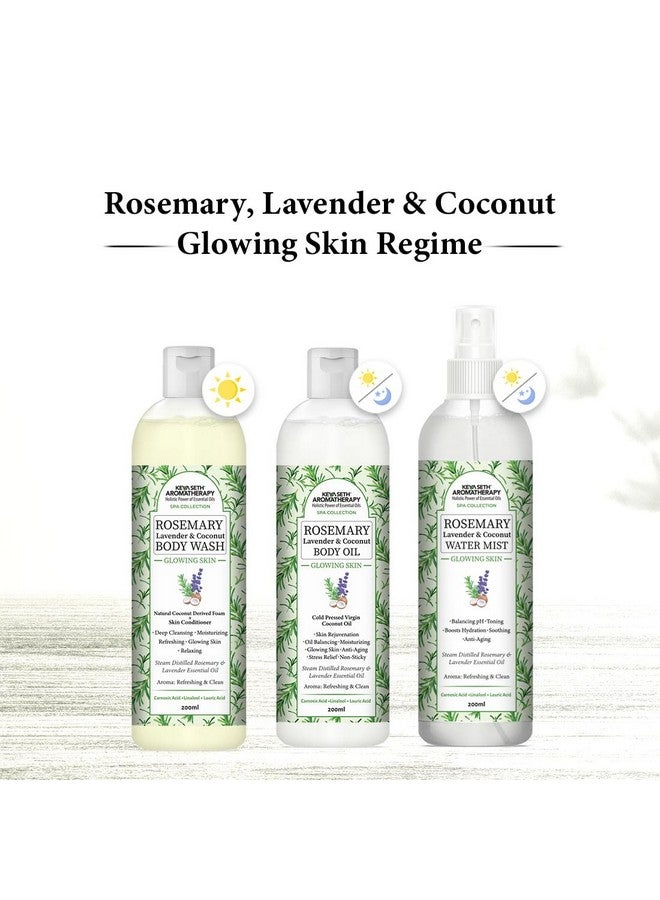 KEYA SETH AROMATHERAPY, DEVICE OF DROP Keya Seth Aromatherapy Rosemary Lavender Coconut Body Oil, Glowing Skin, Moisturizing Refreshing Aroma, Non Sticky Anti Aging, Essential Oil 200ml - Image 5