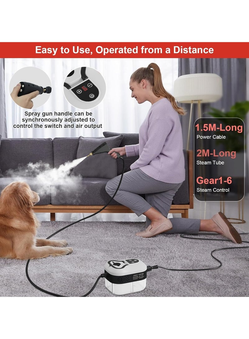 High-Powered Handheld Steam Cleaner – 1500W Multi-Purpose Steamer with 1200ml Tank for Kitchen, Bathroom, Sofa & Windows - Image 5