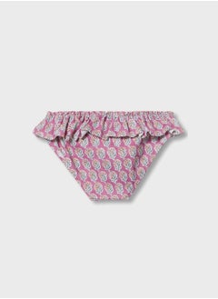 MANGO Infant Floral Ruffle Bikini Bottoms  - Image 2
