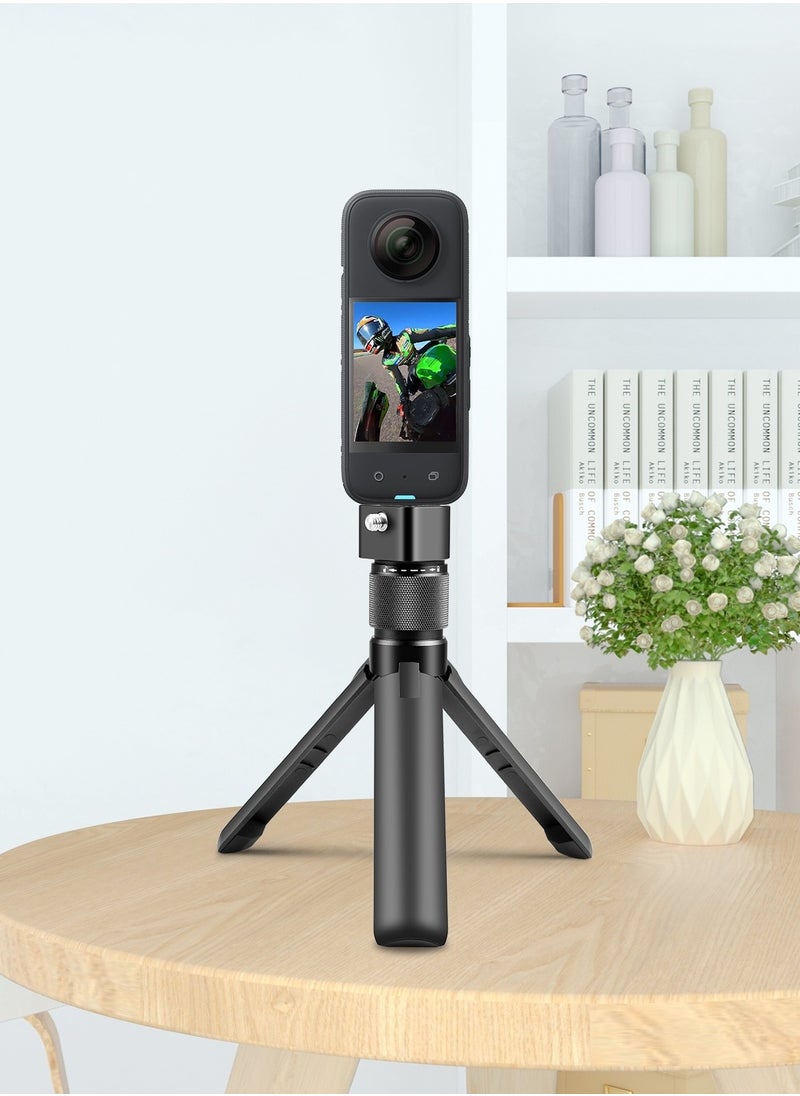 For Insta360 X3 PULUZ Rotary Handle Desktop Tripod Stand