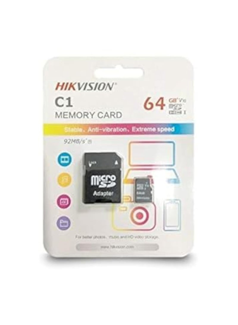 Hikvision 64GB Micro SD Card  - Image 1