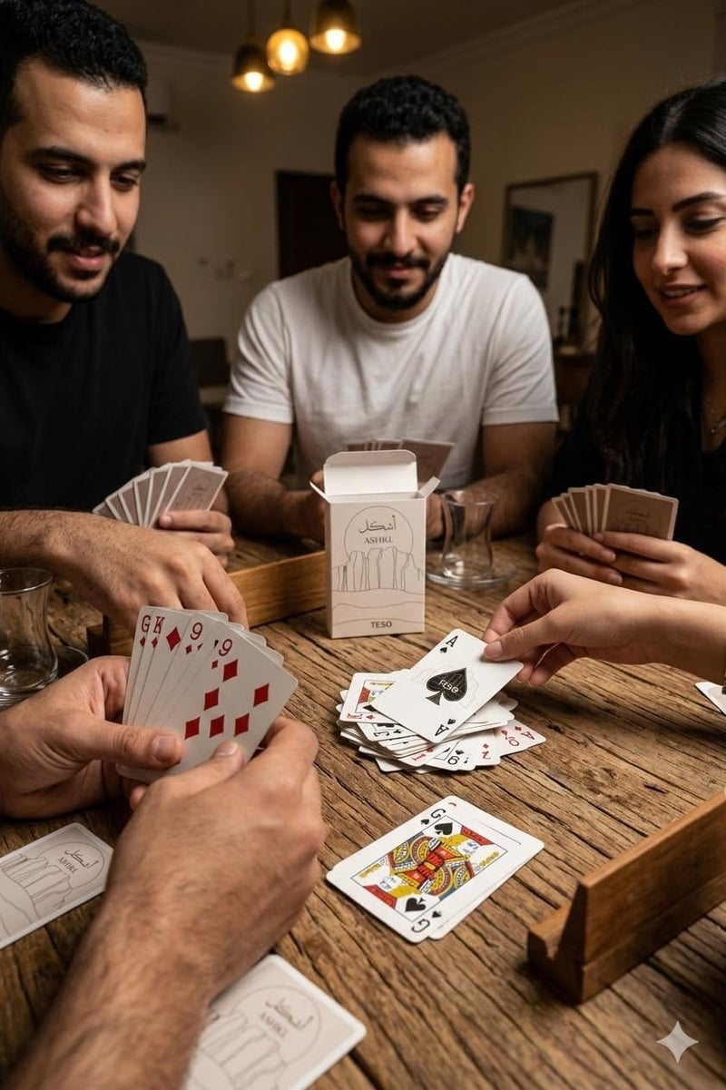تيسو ASHKL TESO أوراق لعب فاخرة – طقم بتصميم عربي فاخر - Image 3