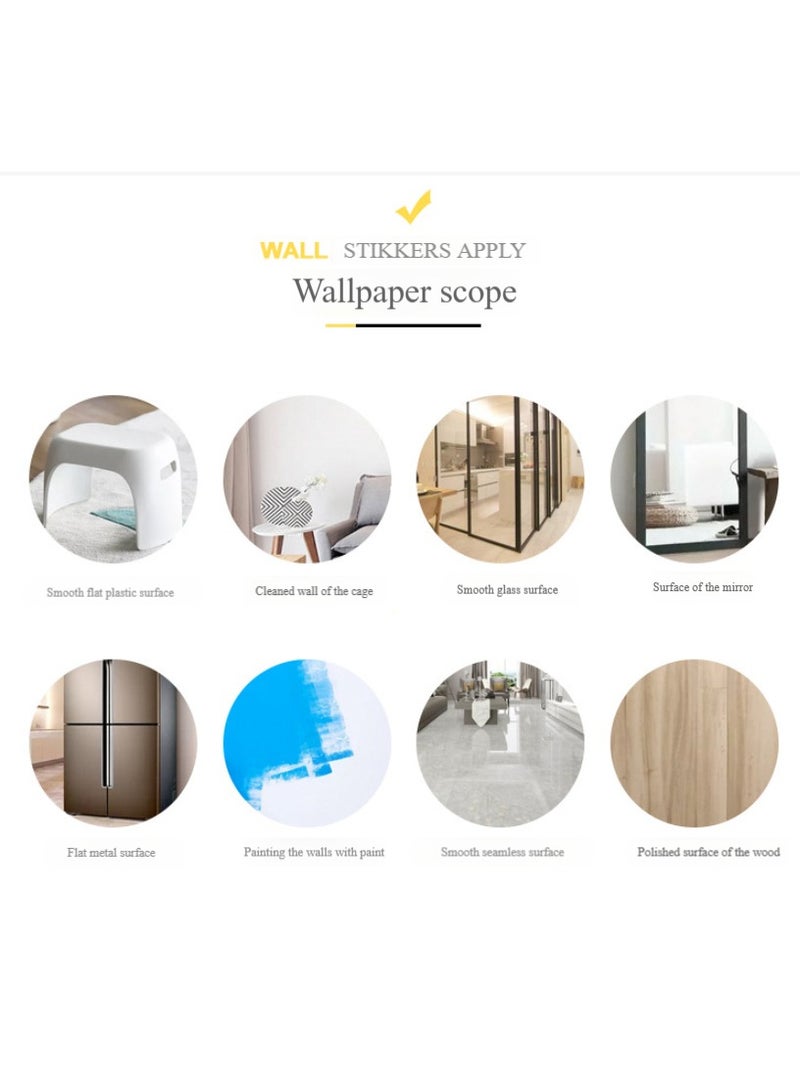 Anna 45cm x 10m Self-Adhesive Waterproof PVC Decorative Wall Stickers - Image 3