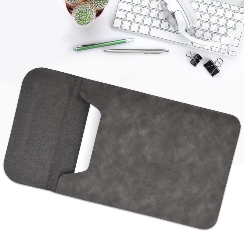 Laptop Sleeve: Pink Vertical Style, Frosted PU Material, 4 Invisible Magnets - Slim Lightweight Design, Laptop Case for Office Home Travel - Image 3