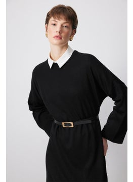 Touche Oversize Knit Dress  - Image 3