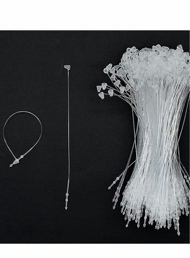 Clear Plastic Fasteners for Hang Tags and Price Tags 2000 Pcs 5 Inch Security Loop for Retail Clothing - Image 1