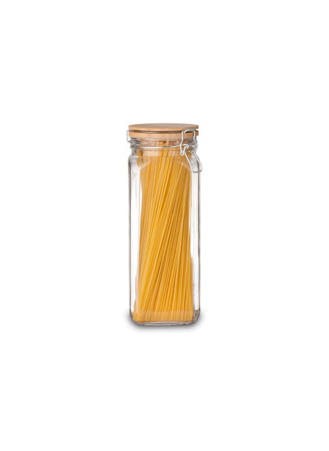 Home Egypt Single Storage Jar with Bamboo Lid - XL size 2000 ML - 98659001(33)