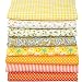 Aubliss 8pcs Fat Quarter Fabric Bundles 100 Cotton 20 x 20 Quilting Cotton Craft Fabric PreCut Squares Sheets for Patchwork Sewing Quilting Crafting - Image 2