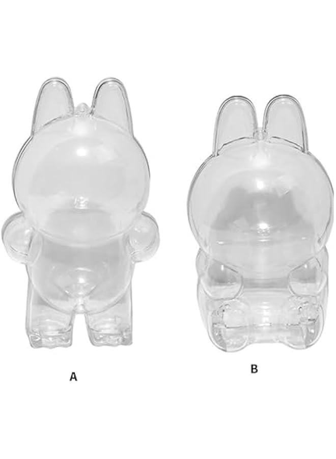 Clear Figure Display Case,Plastic Protective Cover for Blind Box Figures,Portable Dustproof Mini Doll Storage Bag,Blind Box Display Pouch for Fans and Collectors  - Image 5