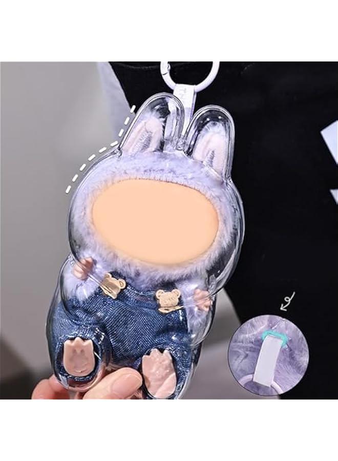 Clear Figure Display Case,Plastic Protective Cover for Blind Box Figures,Portable Dustproof Mini Doll Storage Bag,Blind Box Display Pouch for Fans and Collectors  - Image 4