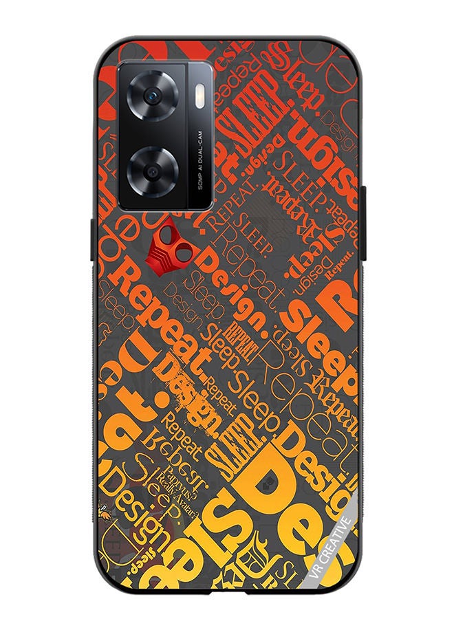 VR CREATIVE Protective Case Cover For OnePlus Nord N20 SE Sleep Repeat Design Multicolour - Image 1