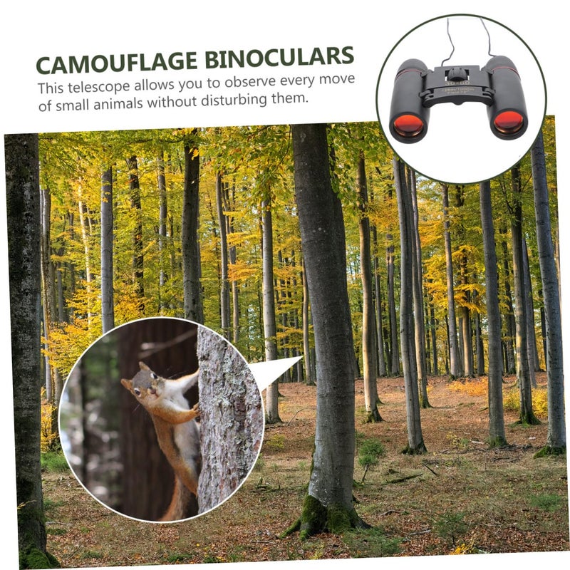 Compact 30x60 Folding Pocket Binoculars Lightweight High Power Optics for Outdoor Travel Hiking - Image 4