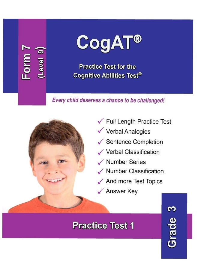 Cogat: Practice Test for the Cognitive Abilities Test: Fo  - Image 1