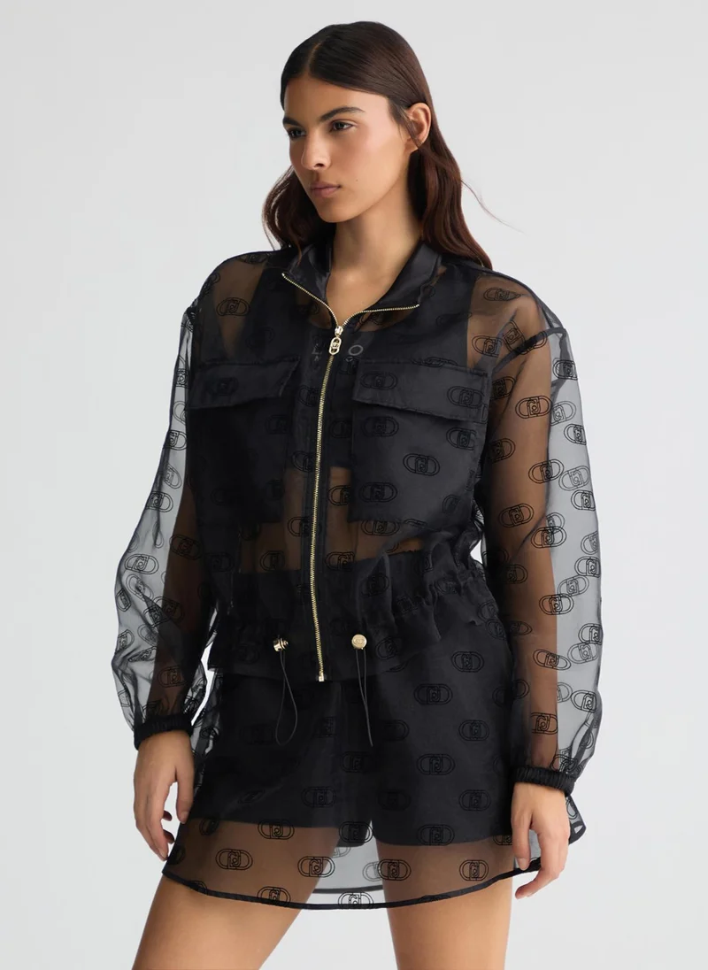 Liu Jo Printed organza jacket