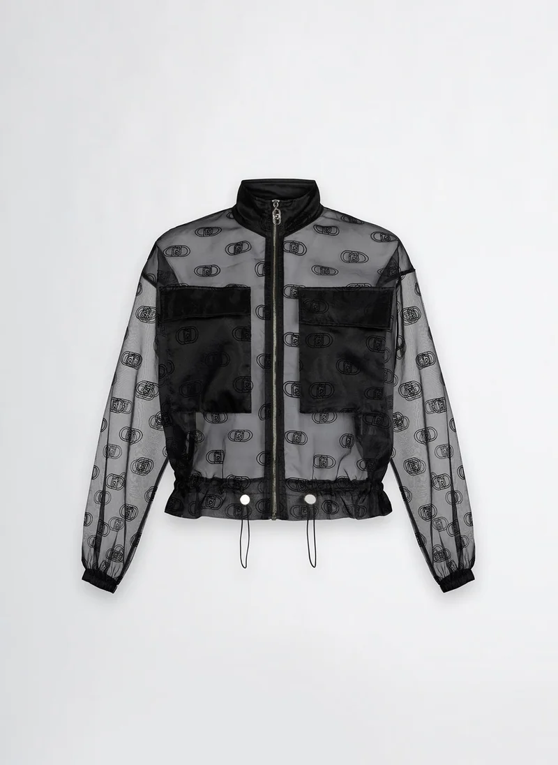 Liu Jo Printed organza jacket