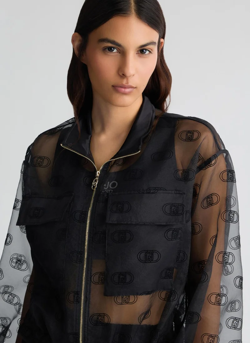 Liu Jo Printed organza jacket