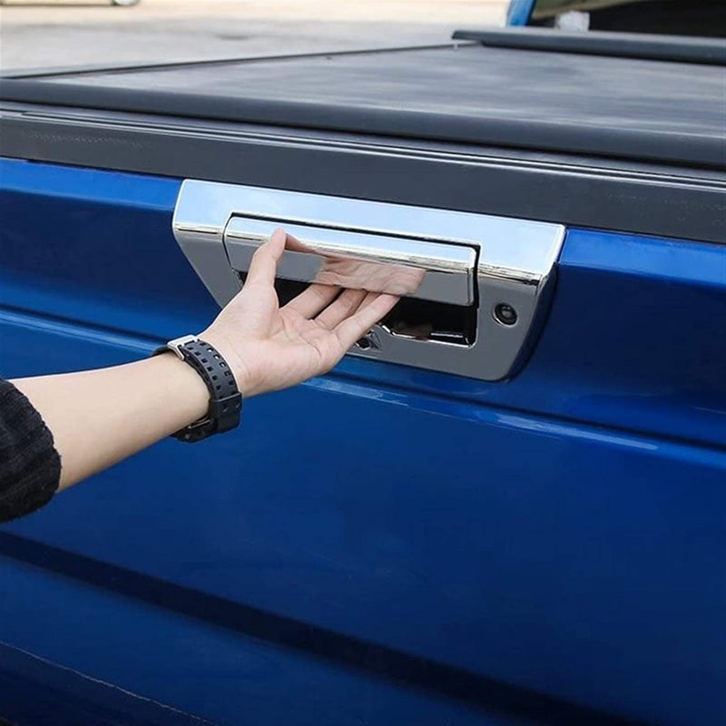 QASULER Tailgate Door Handle Trim for Ford F150 - Image 5