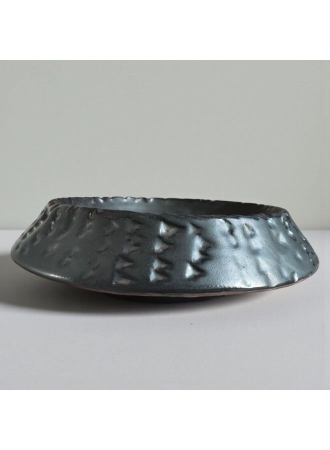 color zone pottery A ceramic and earthenware dish - oven and microwave safe. Withstands direct and indirect heat, flame or oven. - Image 2