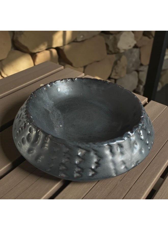 color zone pottery A ceramic and earthenware dish - oven and microwave safe. Withstands direct and indirect heat, flame or oven. - Image 3