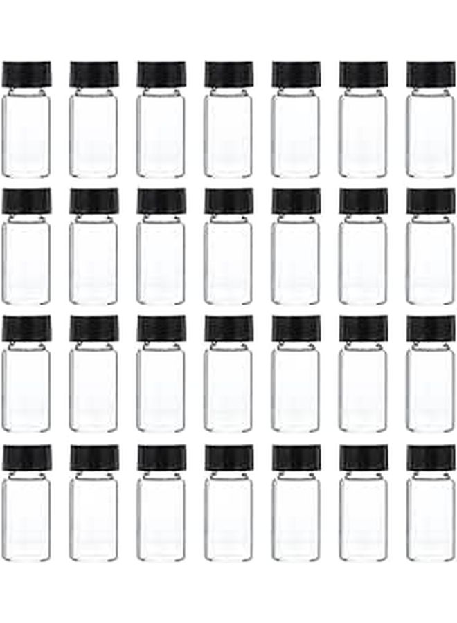 5ml Glass Screw Neck Bottles 100pcs Essential Oil Sample Vials Lab Cosmetic Containers - Image 1