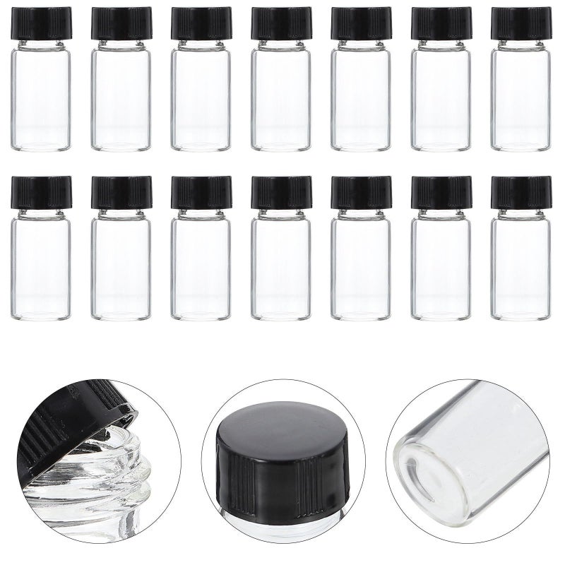 5ml Glass Screw Neck Bottles 100pcs Essential Oil Sample Vials Lab Cosmetic Containers - Image 5