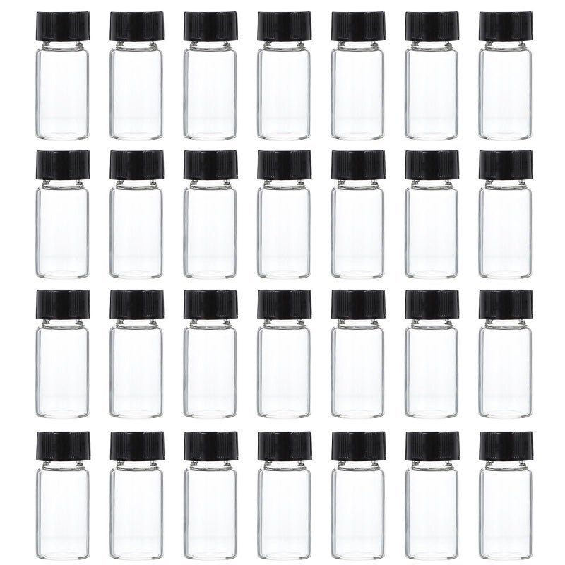 5ml Glass Screw Neck Bottles 100pcs Essential Oil Sample Vials Lab Cosmetic Containers - Image 2