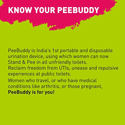 PEE BUDDY 20 Funnels Portable Female Urination Device | Disposable Female Urinal Funnel | Travel, Camping & Hiking and Outdoor Activities | Foldable and Compact Stand and Pee Funnel for Women, Girls - Image 5
