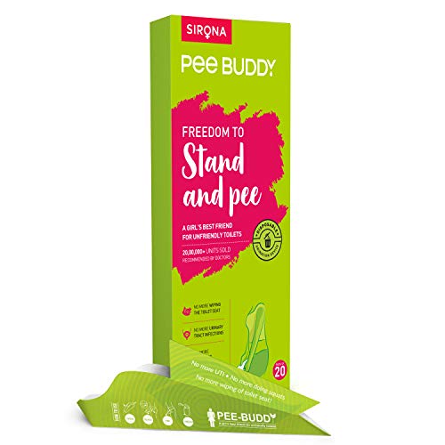 PEE BUDDY 20 Funnels Portable Female Urination Device | Disposable Female Urinal Funnel | Travel, Camping & Hiking and Outdoor Activities | Foldable and Compact Stand and Pee Funnel for Women, Girls - Image 1