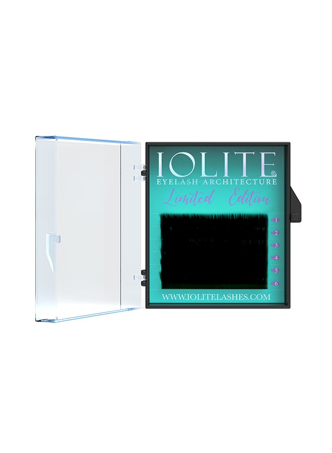 IOLITE رموش كلاسيكية ملونة أومبري إصدار محدود مستقيم 01T، 11 مم