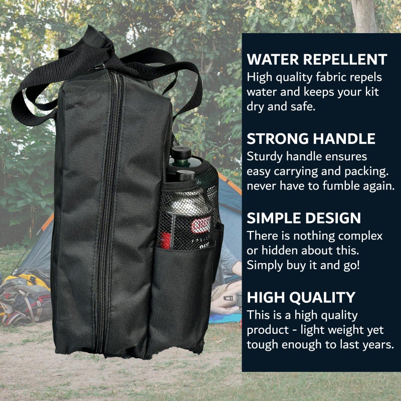 Chef-Master Chef Master Camp Stove Carry Bag - Multi-Pocket for Camp Stove & Butane/Propane Fuel Canisters - Fits Most Portable Gas Stoves - Rugged Camping Accessories - 90800 - Image 5