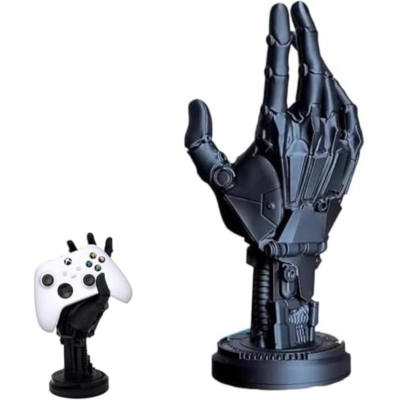 Controller Holder, 3D Robot Hand Model Gaming Desktop Decoration and Headset Hanger, Durable Controller Stand for PS5 and PS4, Gift for Gamers and Gaming Enthusiasts - Image 1