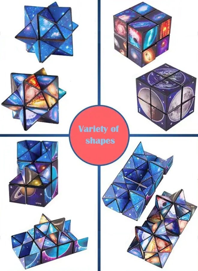 روفزوكت المكعب السحري 2 في 1 نجمة مكعب روبيك مجموعة النجوم - Image 4