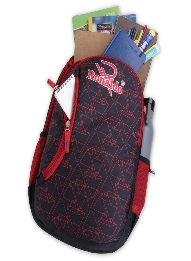 Ronaldo 18 Inch School Bag College Travel Daypack Office Backpack Multi-Purpose Bag - Image 5