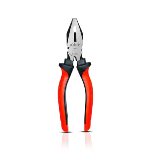 IONIX Plier & Tester Screwdriver Combo | Cutting player | Cutting plier | Pliers | pliers for home, Player tools, Pliers for electrical work, Screwdriver set and combination plier, 2 Pieces, Red - Image 5