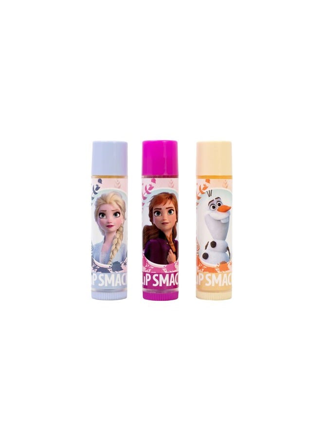 Lip Smacker s Disney Frozen 2 Flavored Lip Balm - Moisturizing, Soothing Trio Mythical Juniper, Vanilla Snow-it-all, & Optimistic Berry - Image 2