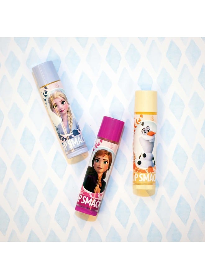 Lip Smacker s Disney Frozen 2 Flavored Lip Balm - Moisturizing, Soothing Trio Mythical Juniper, Vanilla Snow-it-all, & Optimistic Berry - Image 3