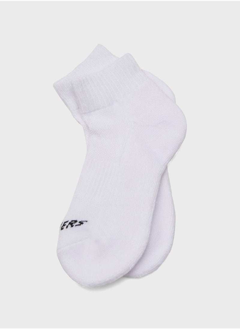 SKECHERS 3 Pack Terry Qtr Crew Socks  - Image 3