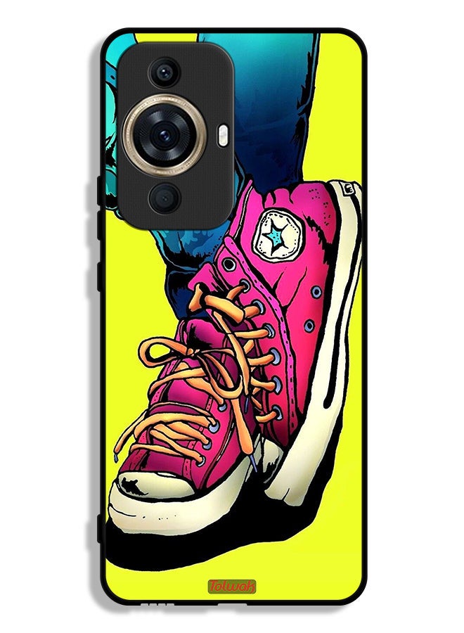 Tolwak Huawei nova 11 Pro Protective Case Cover Canva Shoes Art  - Image 1