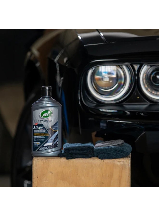 TurtleWax Hybrid Solutions Ceramic Acrylic Black Car Polish - Image 3