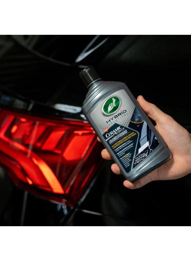 TurtleWax Hybrid Solutions Ceramic Acrylic Black Car Polish - Image 4