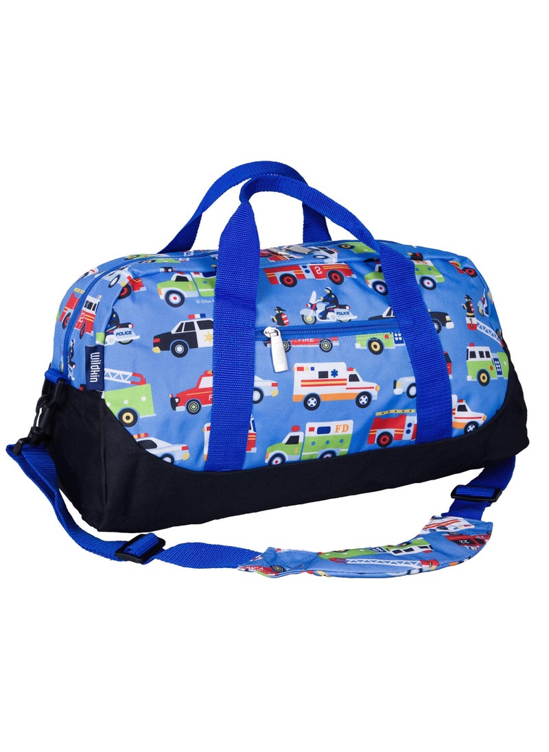 Wildkin Wildkin Kids Overnighter Duffel Bag  CarryOn Size Ideal for School  Sleepovers  Heroes 