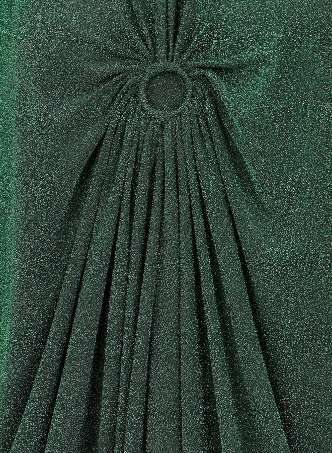 ستايلي فستان قفطان زمردي - Image 3