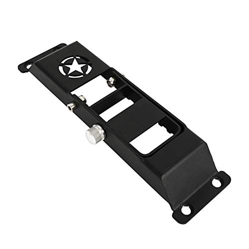 Hooke Road JK Door Hinge Step, Metal Folding Foot Pedal w/Star Sign for 2007-2018 Jeep Wrangler JK & JKU - Image 5