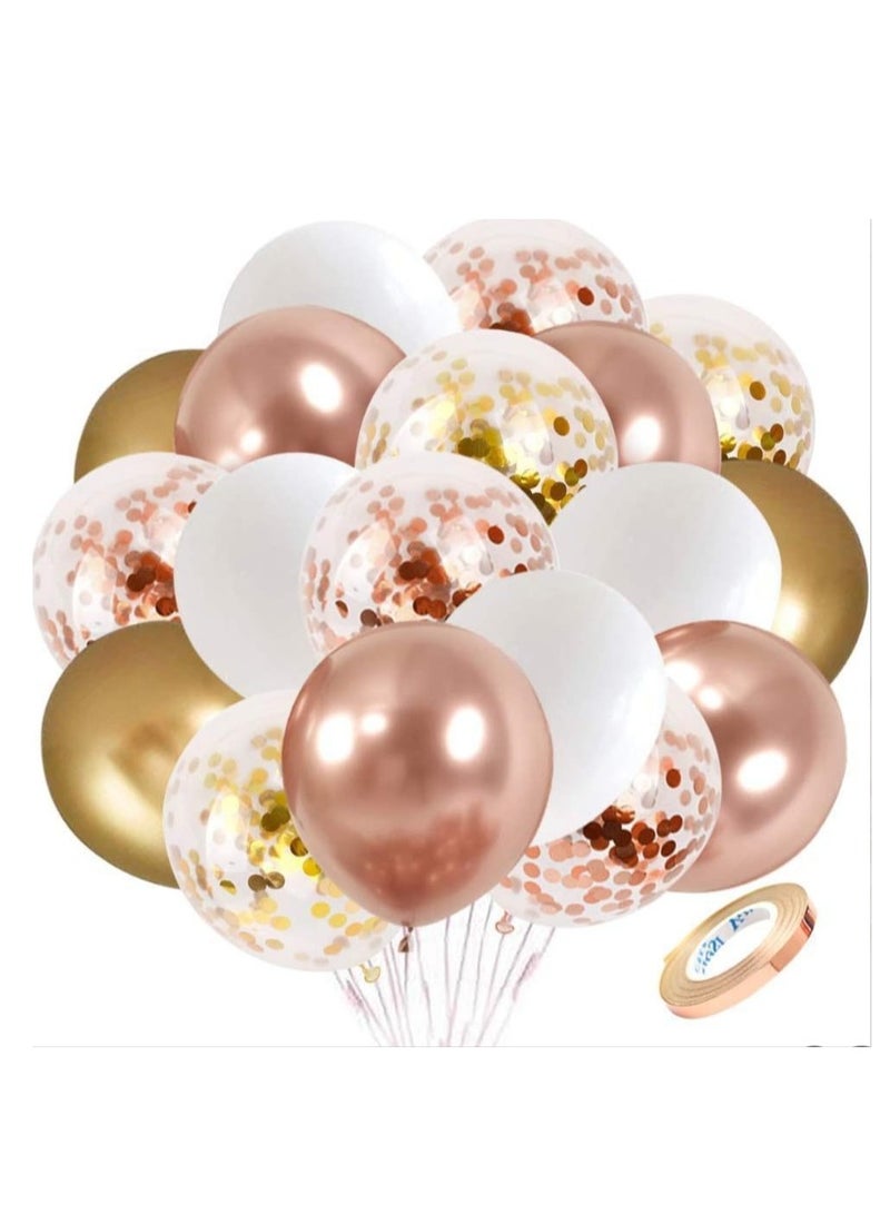 OASIS-TH Latex Balloons for Party Decoration Cofetti Ballon Carnival Circus Balloon Pack of 30 - Image 1
