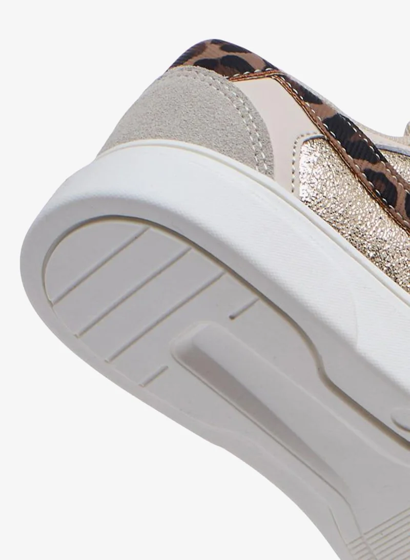 Flora Bella By Shoexpress Beige Flora Bella Girls' Sneakers With Hook And Loop Closure for Women | Best Price UAE