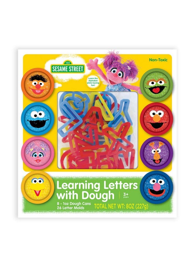 Leap Year - Sesame Street Learning Letters With Dough ; 8 1Oz Cans Of Sesame Street Dough & 26 Letter Molds ; Gift For Kids ; Fun & Educational - Image 1